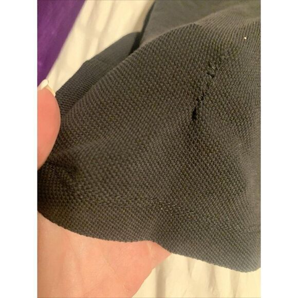 Lacoste Mens Solid Black Short Sleeve Polo Top Shirt Large Fr 5 - Picture 7 of 7